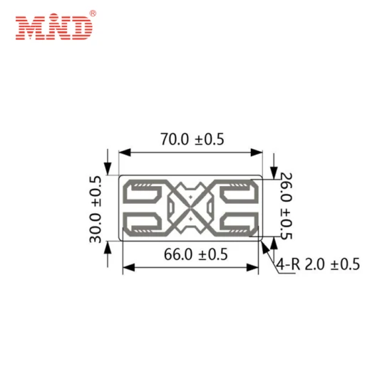 無料サンプル長距離 M4qt チップパッシブ UHF RFID タグ/ラベル/ステッカー