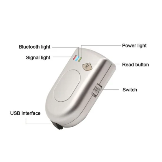 ISO11784/11785 RFID 134.2kHz RFID アニマルチップタグ Bluetooth リーダーライター SDK 付き